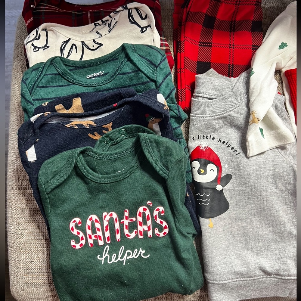9 Month Christmas Baby Lot (Boys or Girls)